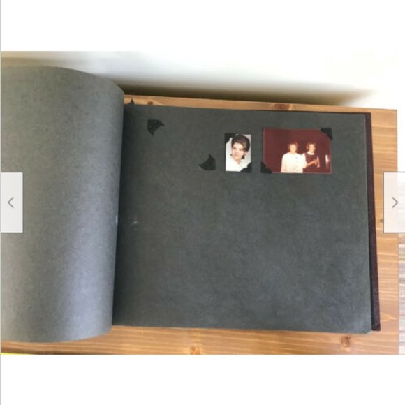 Vtg 1960s Scrapbook Album w/ Bird Cover Design Refillable Black Pages Ephemera - Picture 7 of 9